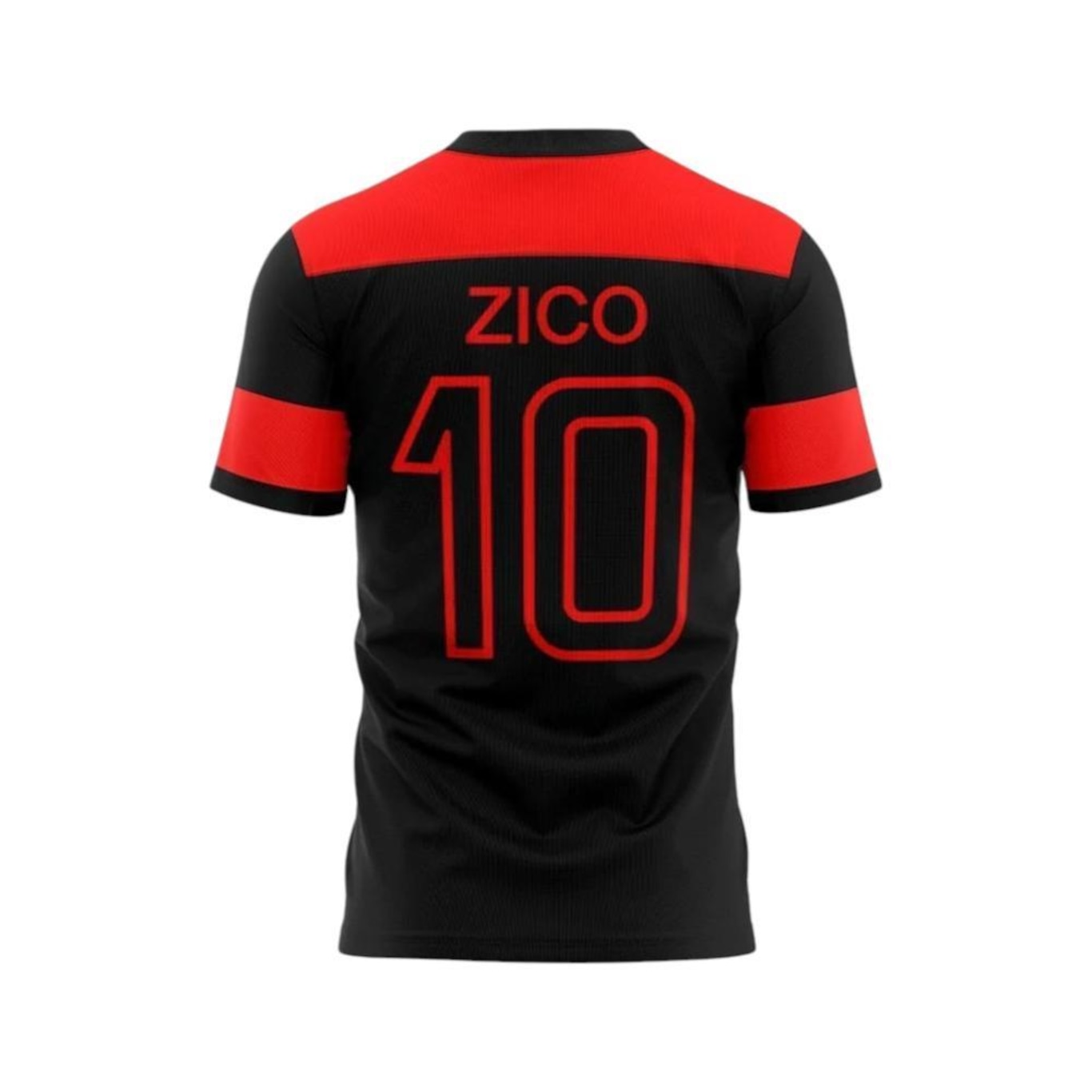 Camisa do Flamengo Braziline Nova Zico Retro Adt - Masculina - Foto 2