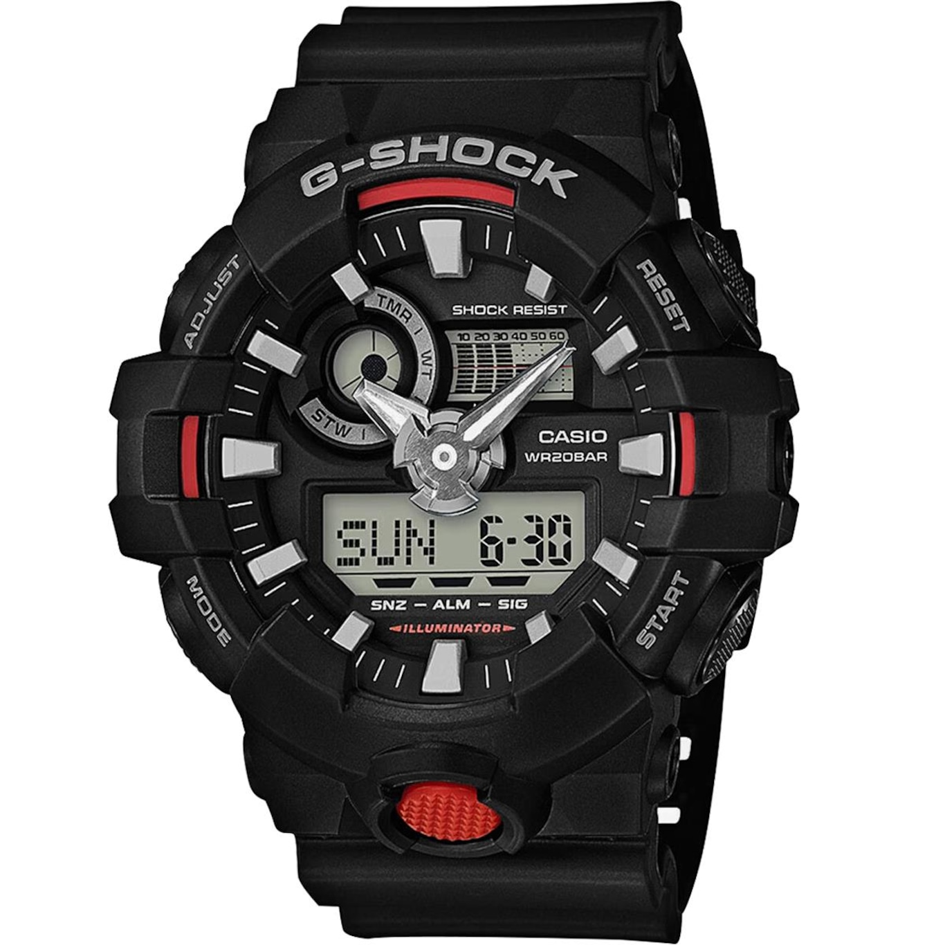 Relógio Casio G-Shock Digital e Analógico Ga-700-1Adr - Foto 1