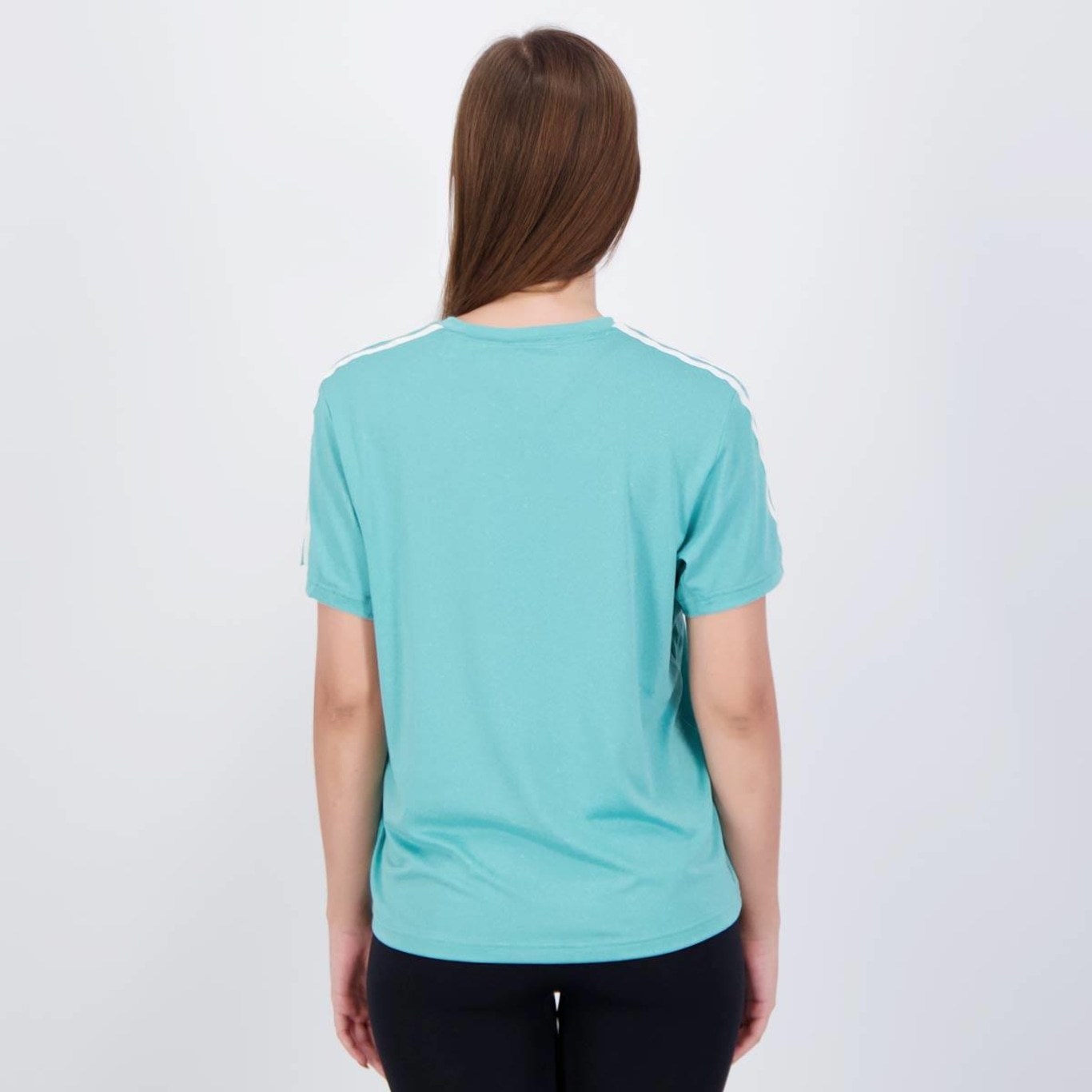 Camiseta adidas Essentials 3 Listras - Feminina - Foto 4