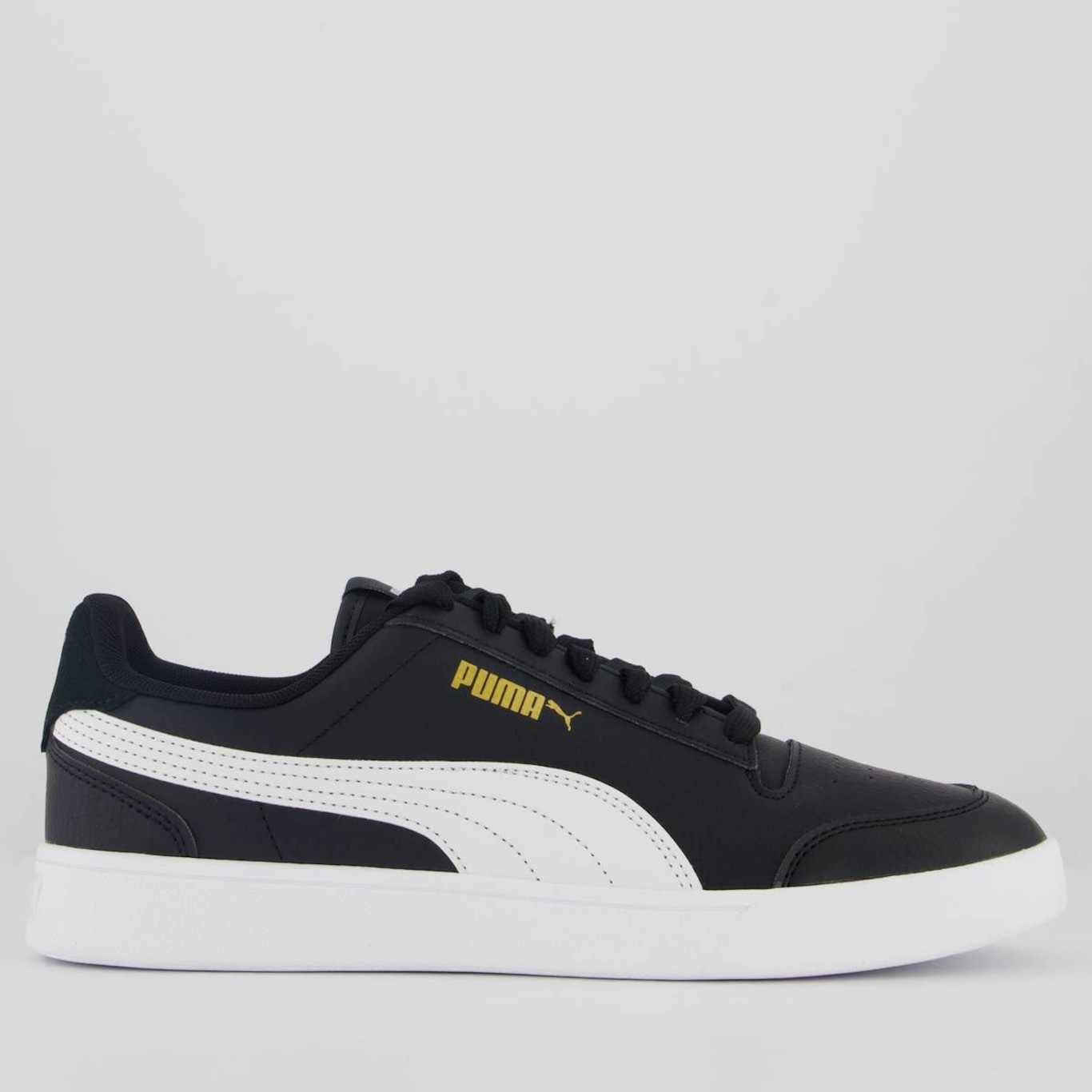 Tênis Puma Shuffle Preto e Branco - Foto 1