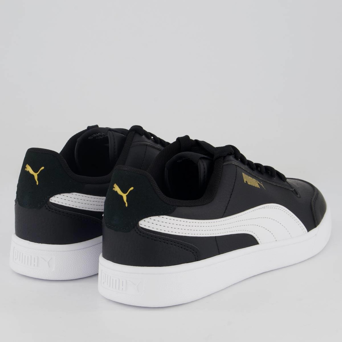 Tênis Puma Shuffle Preto e Branco - Foto 3