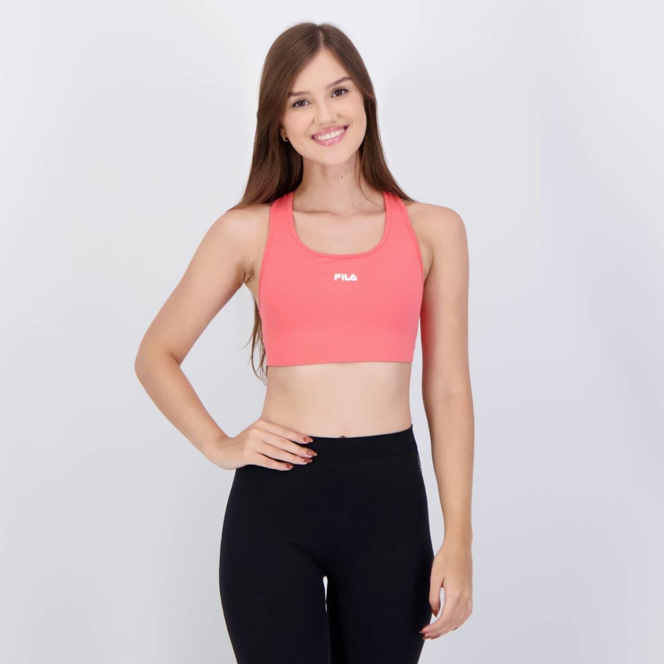 Top Fitness Fila Nadador Essential - Feminino - Foto 1