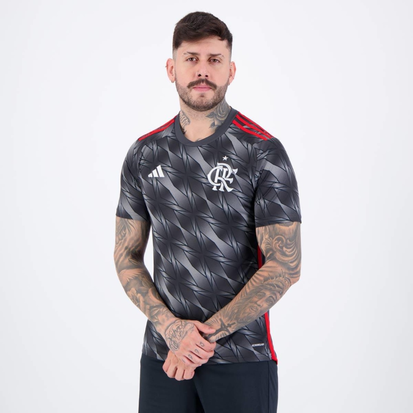 Camisa do Flamengo Iii 2024 adidas 9 Pedro - Masculina - Foto 4