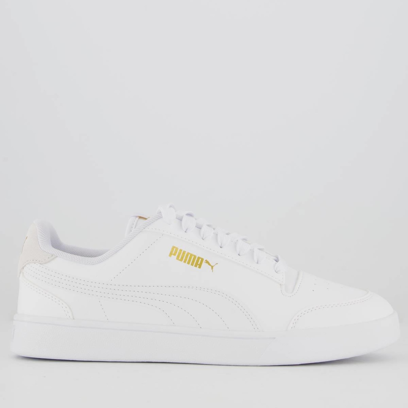 Tênis Puma Shuffle All White - Foto 1