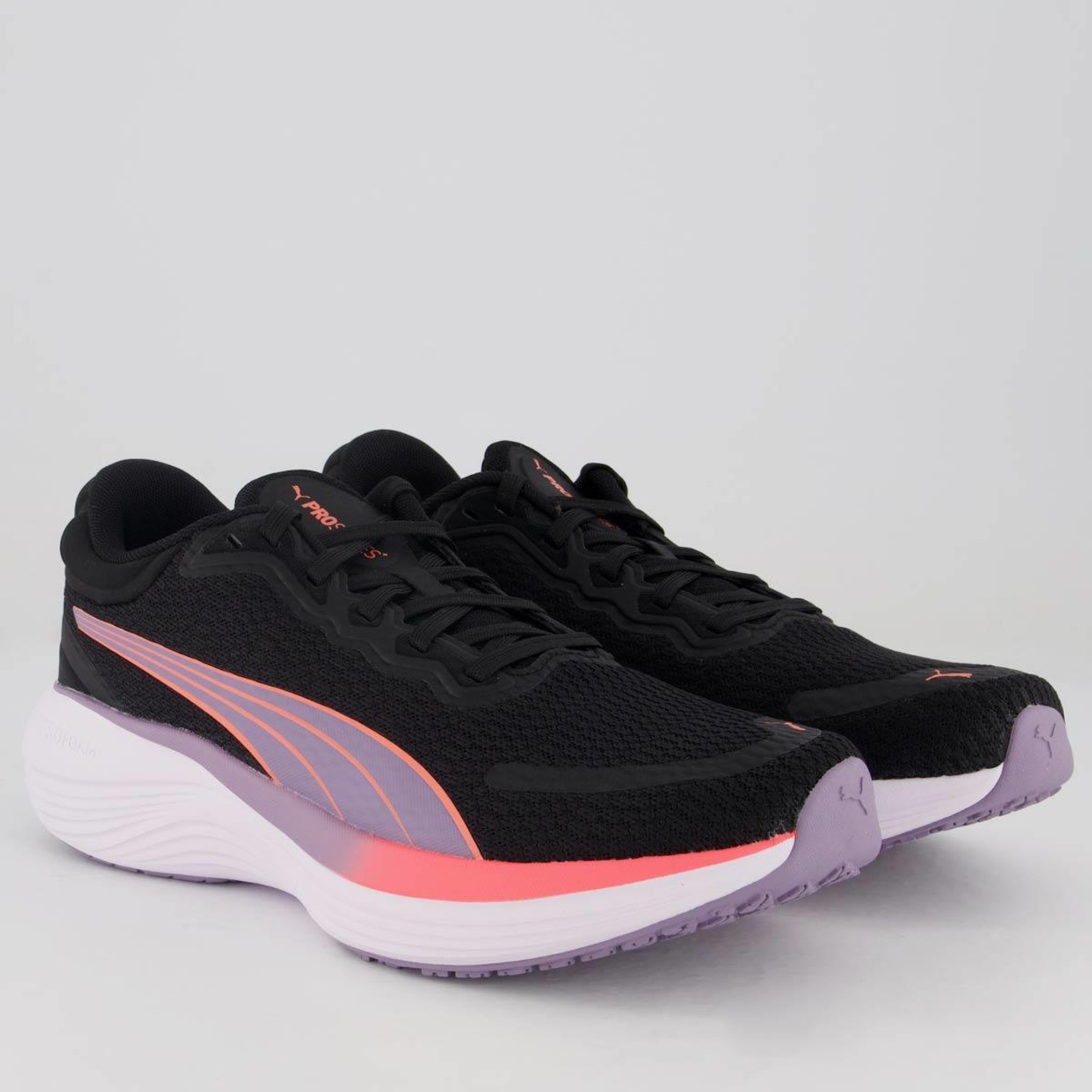 Tênis Puma Scend Pro Feminino Preto e Rosa - Foto 2