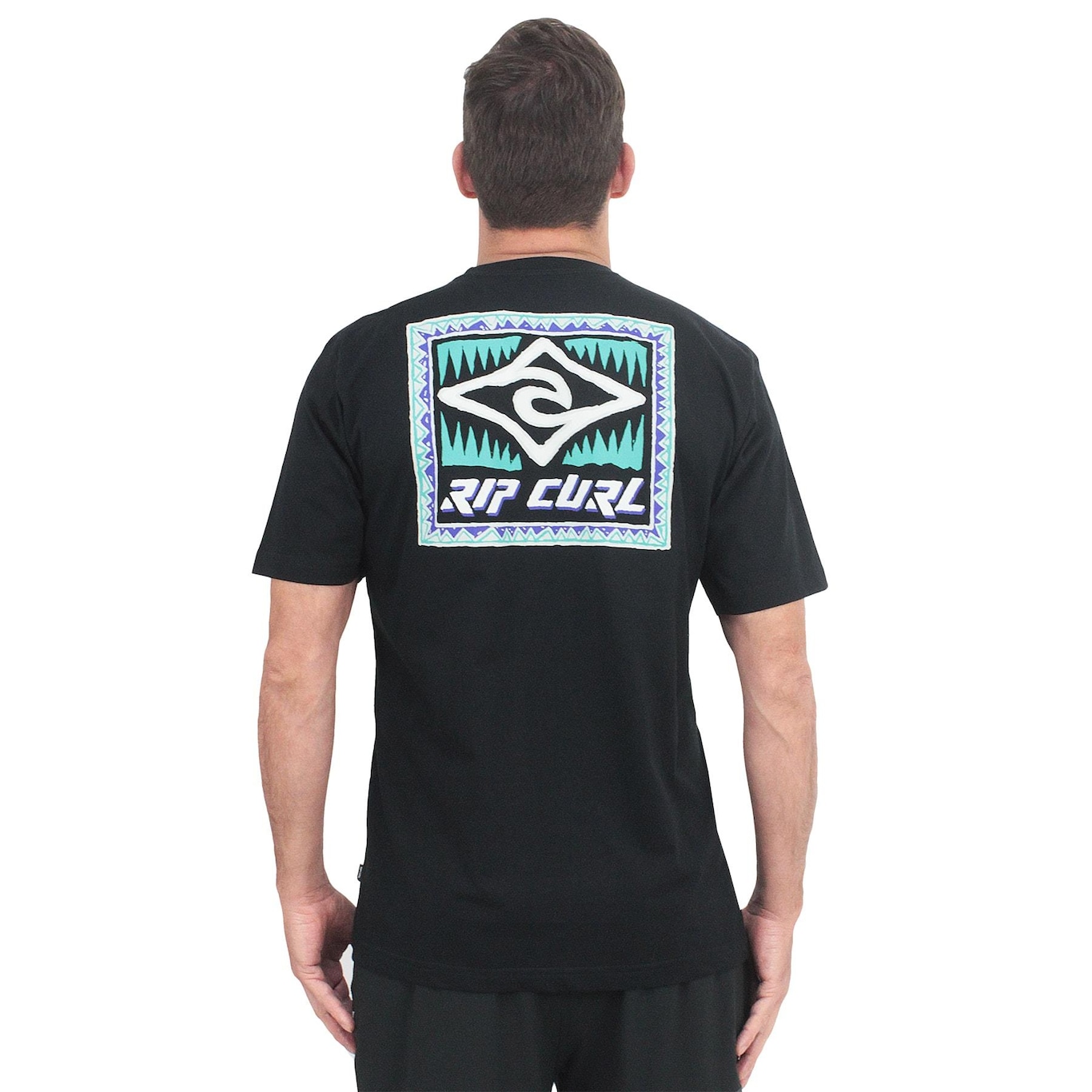 Camiseta Rip Curl Throwback Black - Masculina - Foto 2