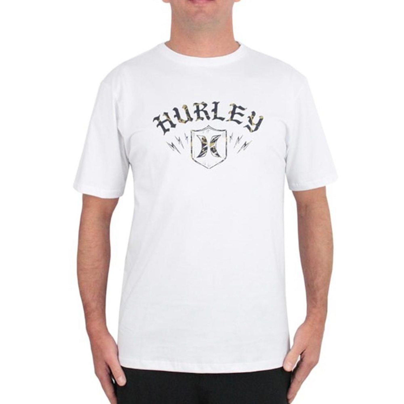 Camiseta Hurley Brasão - Masculina - Foto 1