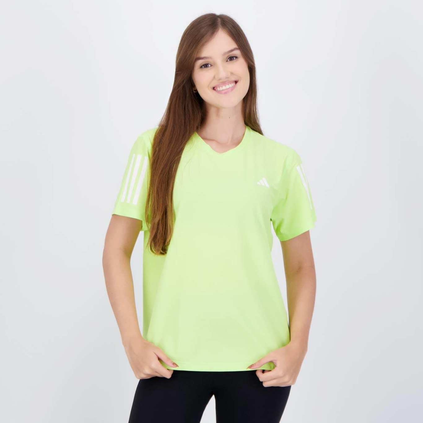 Camiseta adidas Own The Run Base - Feminina - Foto 1