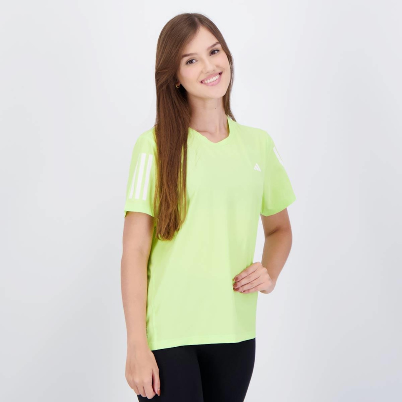 Camiseta adidas Own The Run Base - Feminina - Foto 2