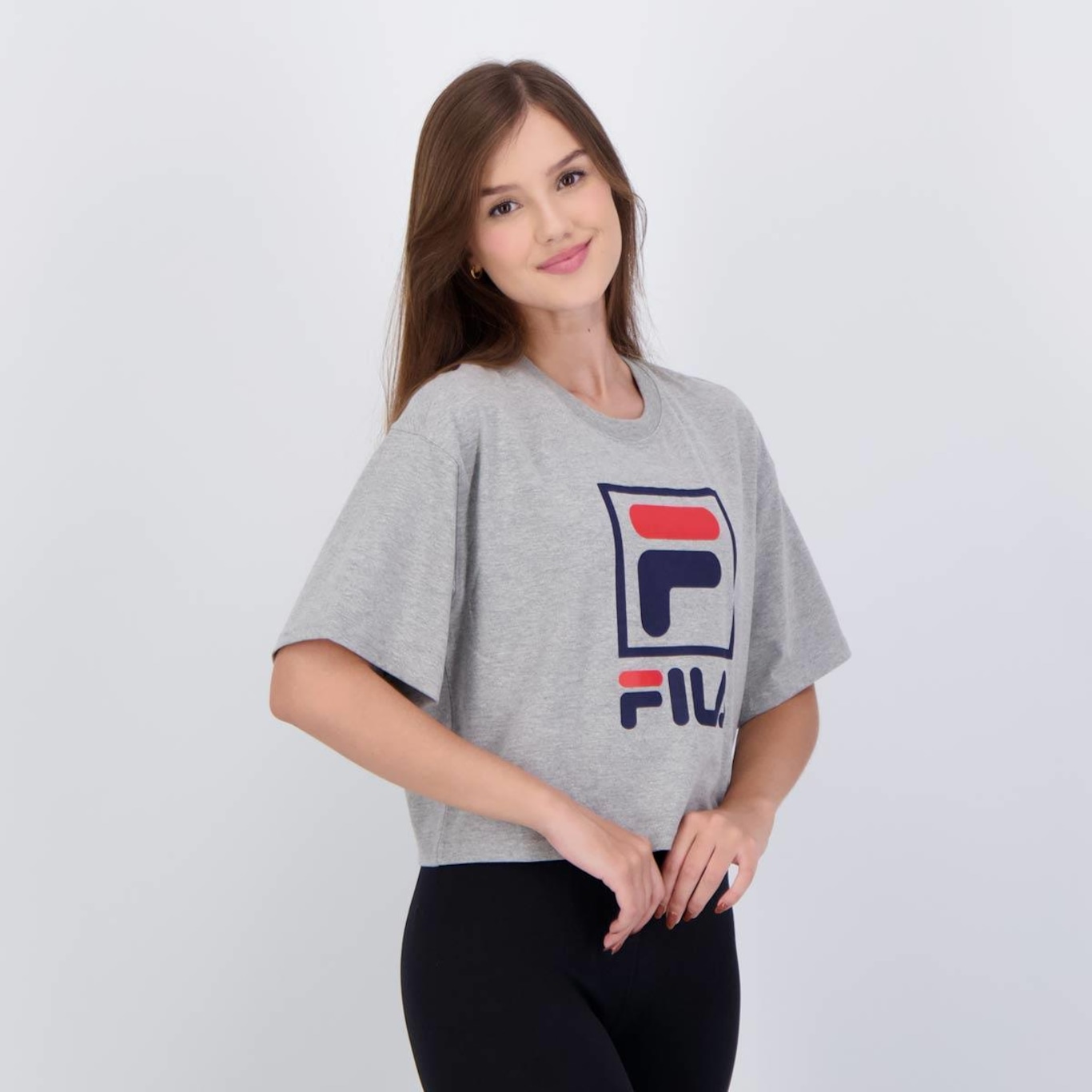 Cropped Fila Stack New - Feminino - Foto 2