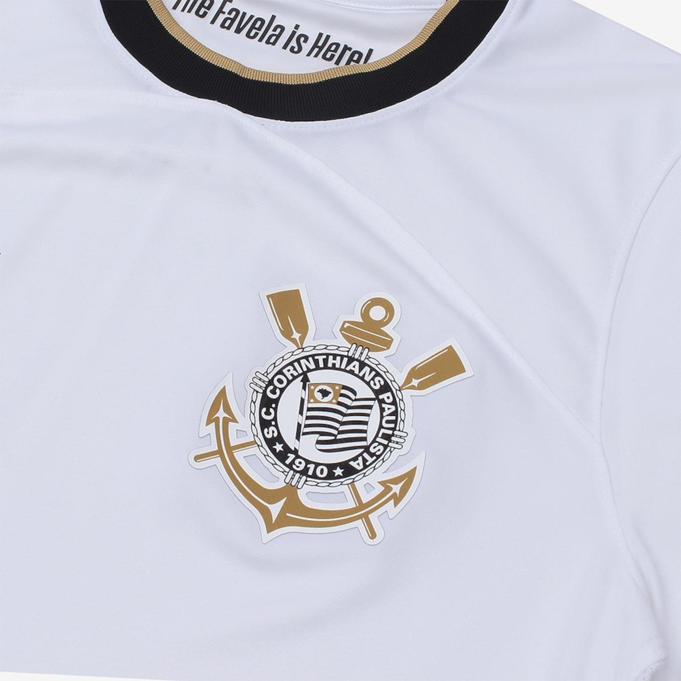 Camisa do Corinthians Dri-Fit Foundation Nike - Masculina - Foto 3