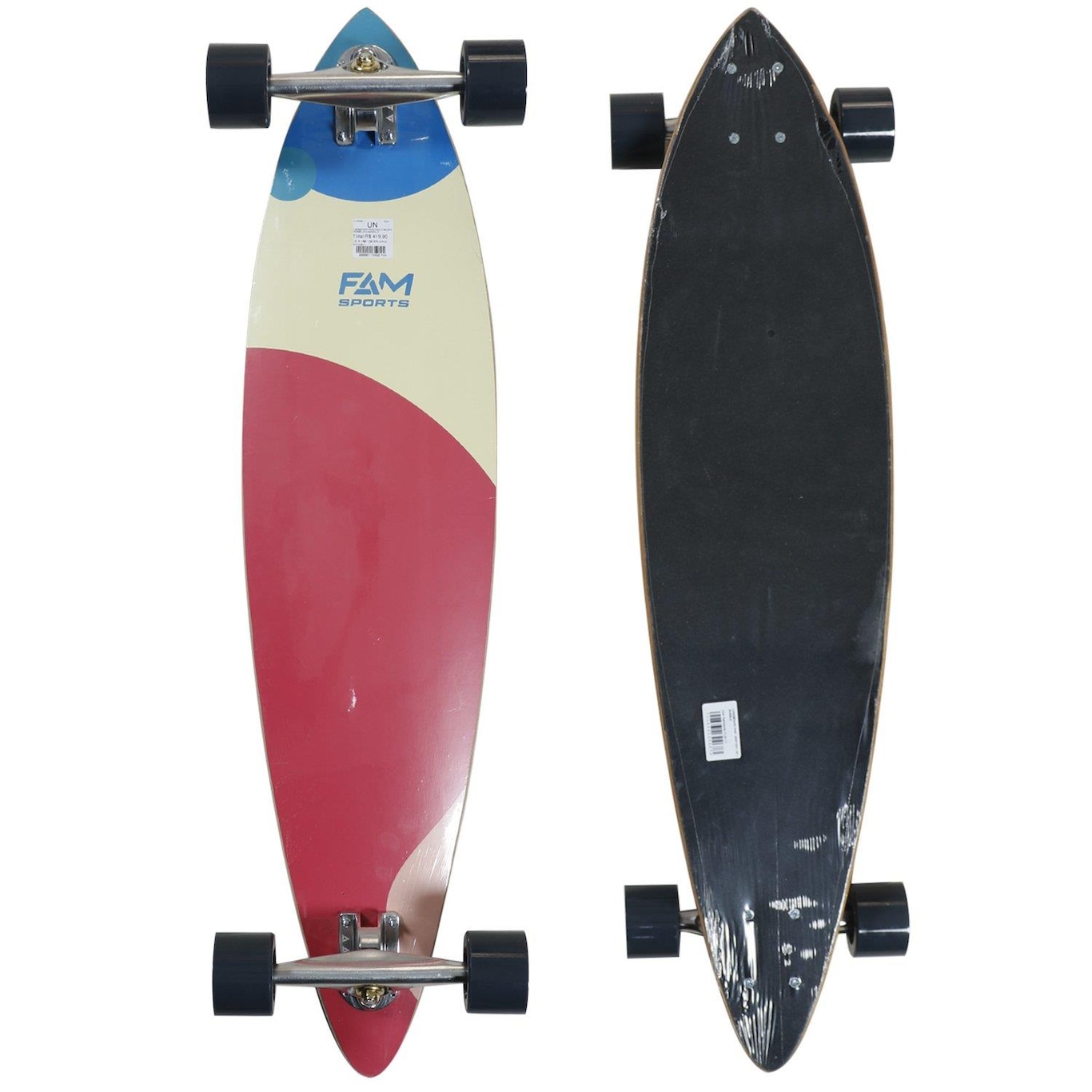 Longboard Montado Fam Sports Bubble 40" - Foto 1