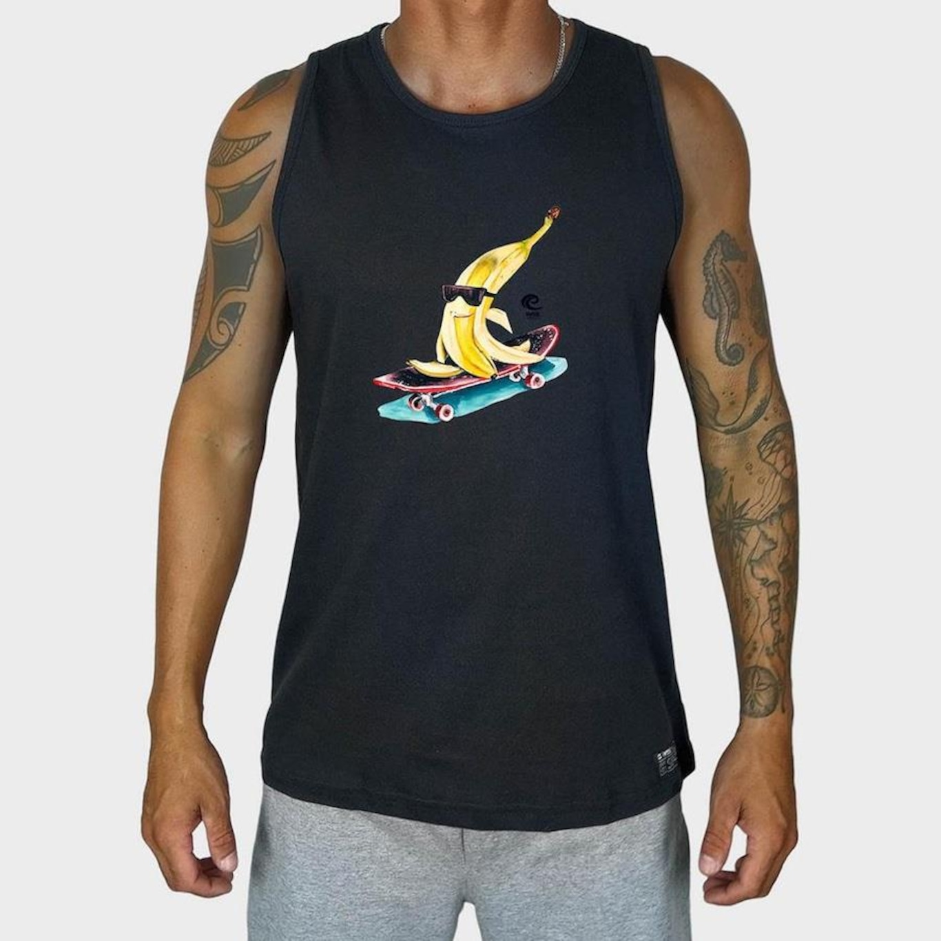 Camiseta Regata Wss Radical Banana Prime - Masculina - Foto 1