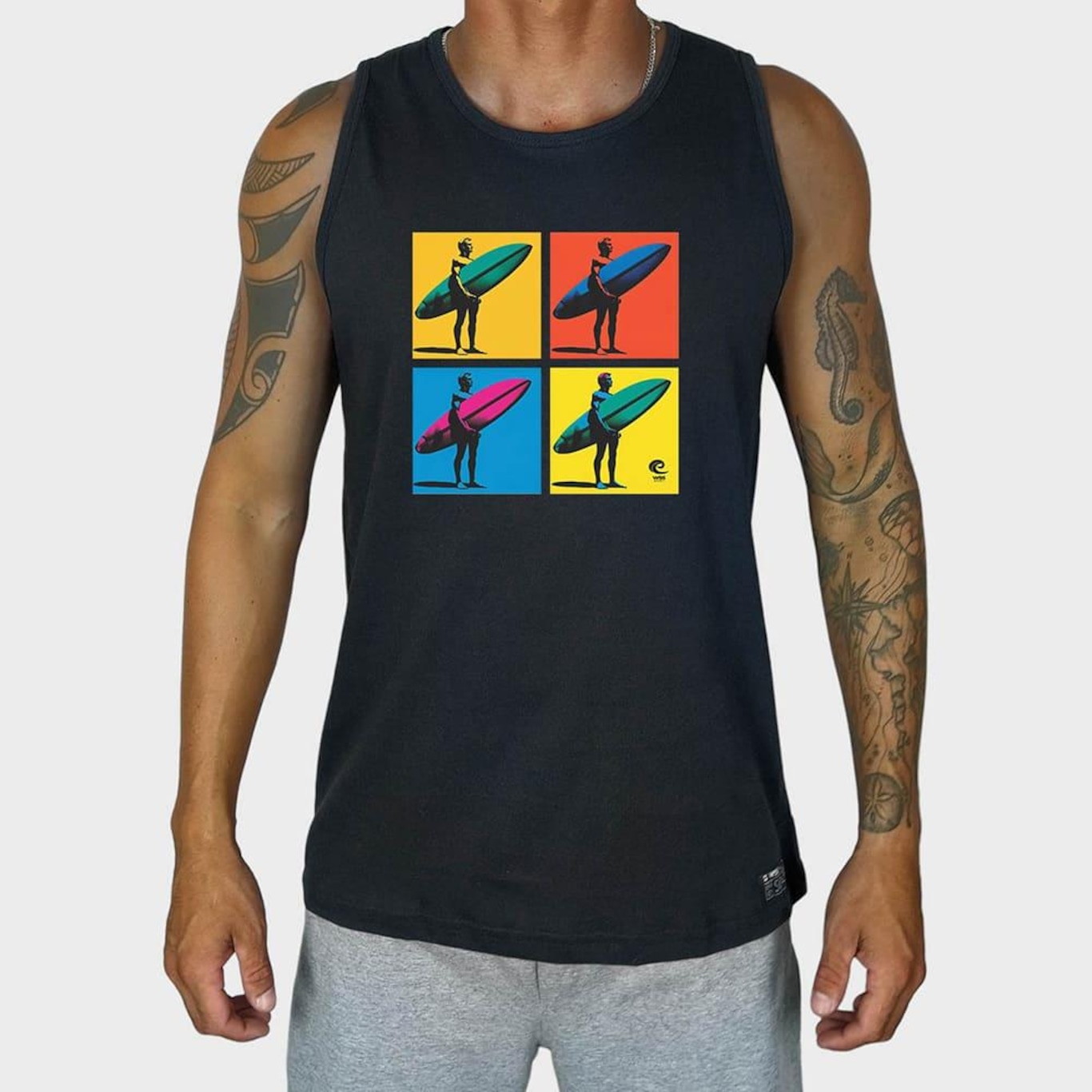 Camiseta Regata Wss Pop Surf Prime - Masculina - Foto 1