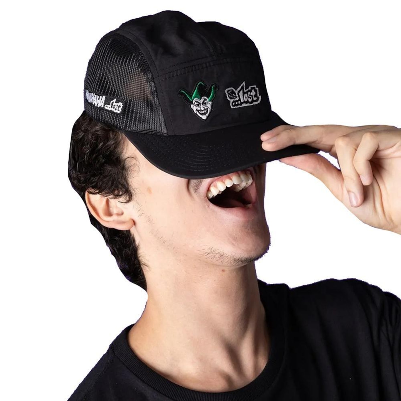 Boné Aba Curva Lost 5 Pannel Lost Joker - Snapback - Adulto - Foto 3