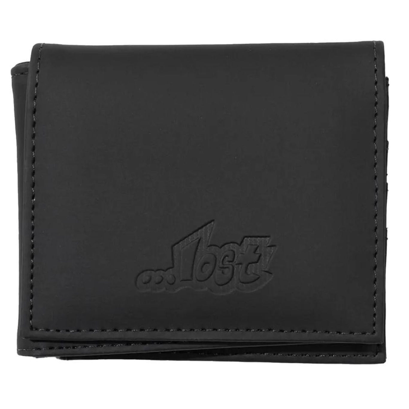 Carteira Lost Wallet Emborrachada Sm25 Preto - Foto 1