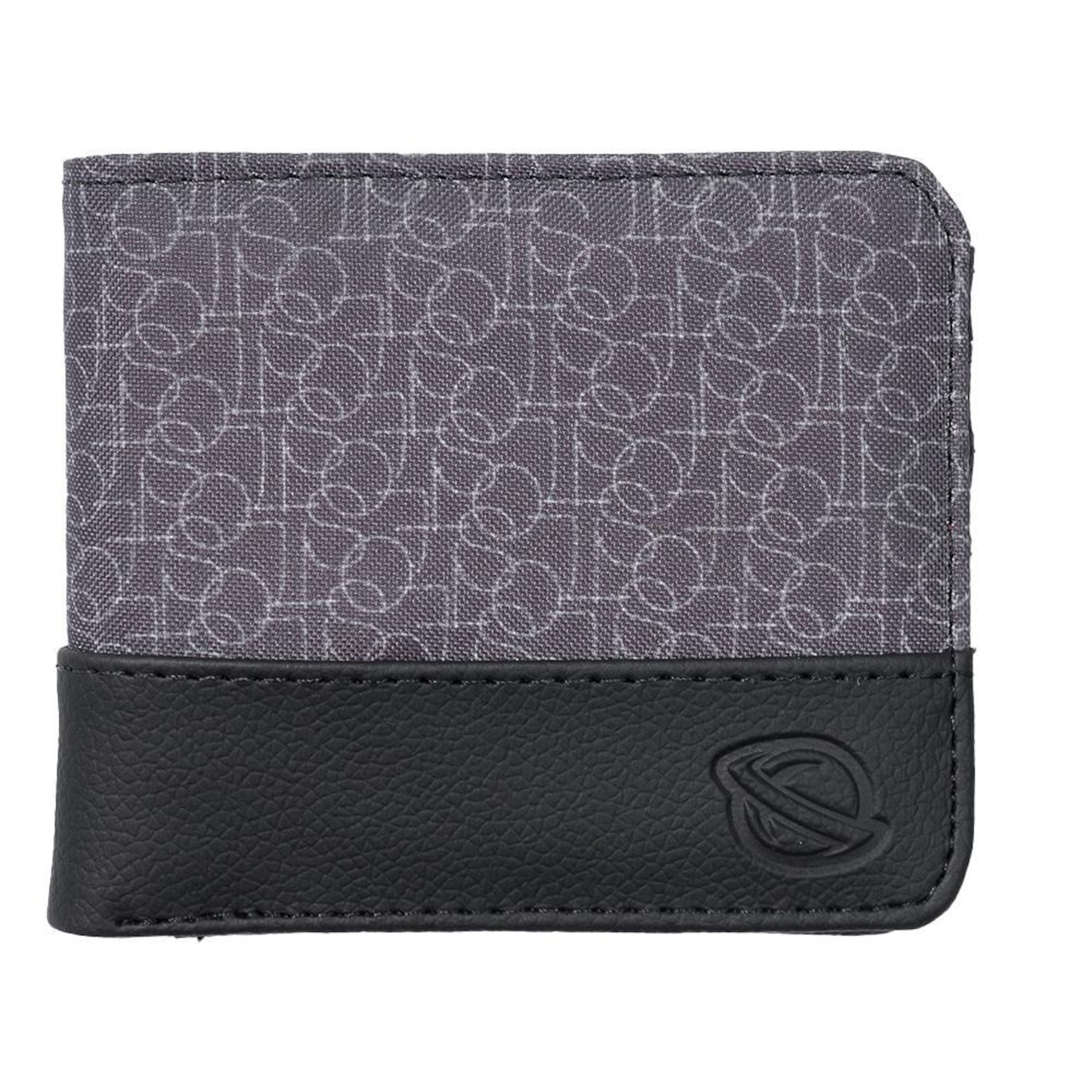 Carteira Lost Wallet Printed Sm25 Preto - Foto 1