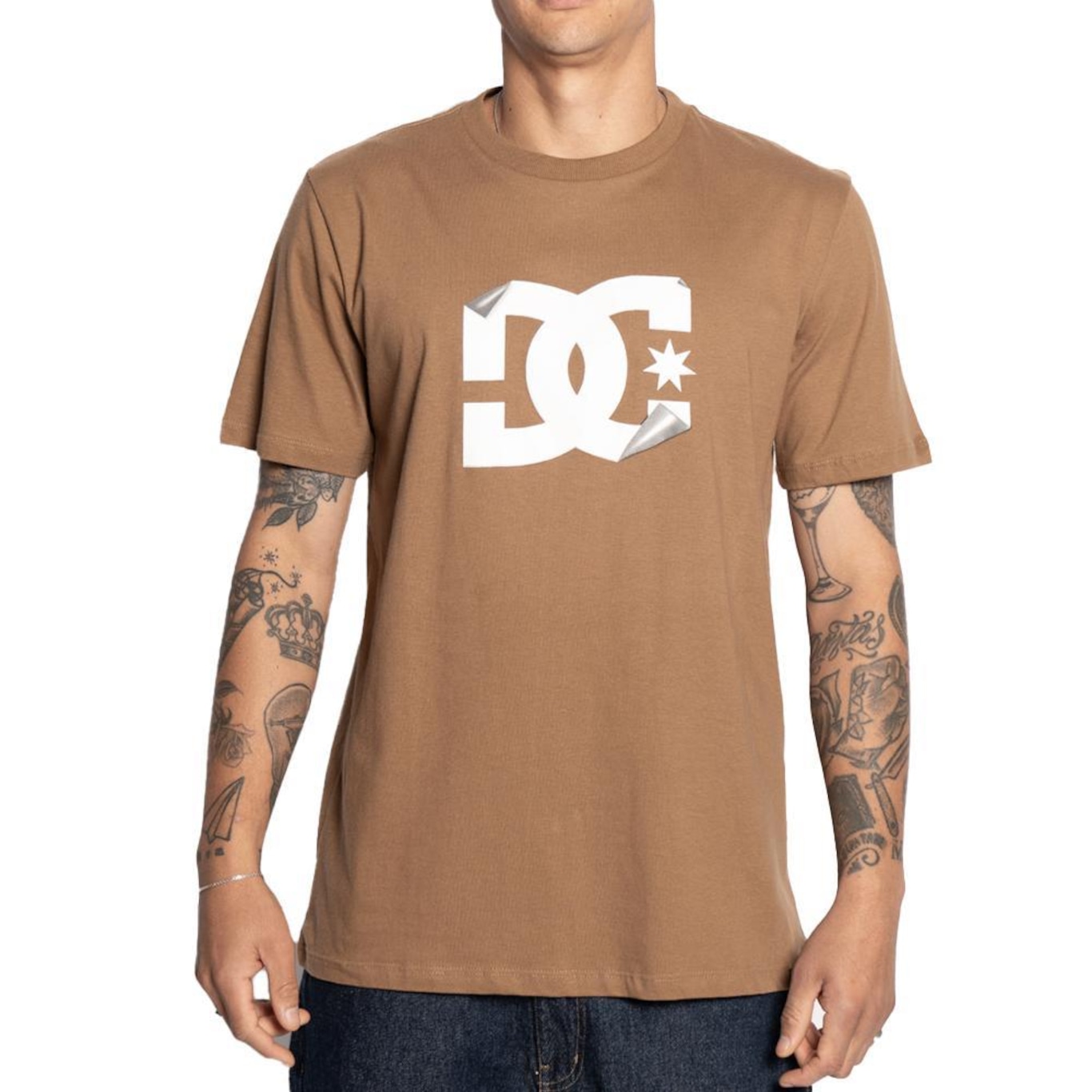 Camiseta Dc Shoes Dc Star Peel Of Plus Size Sm25 - Masculina - Foto 1