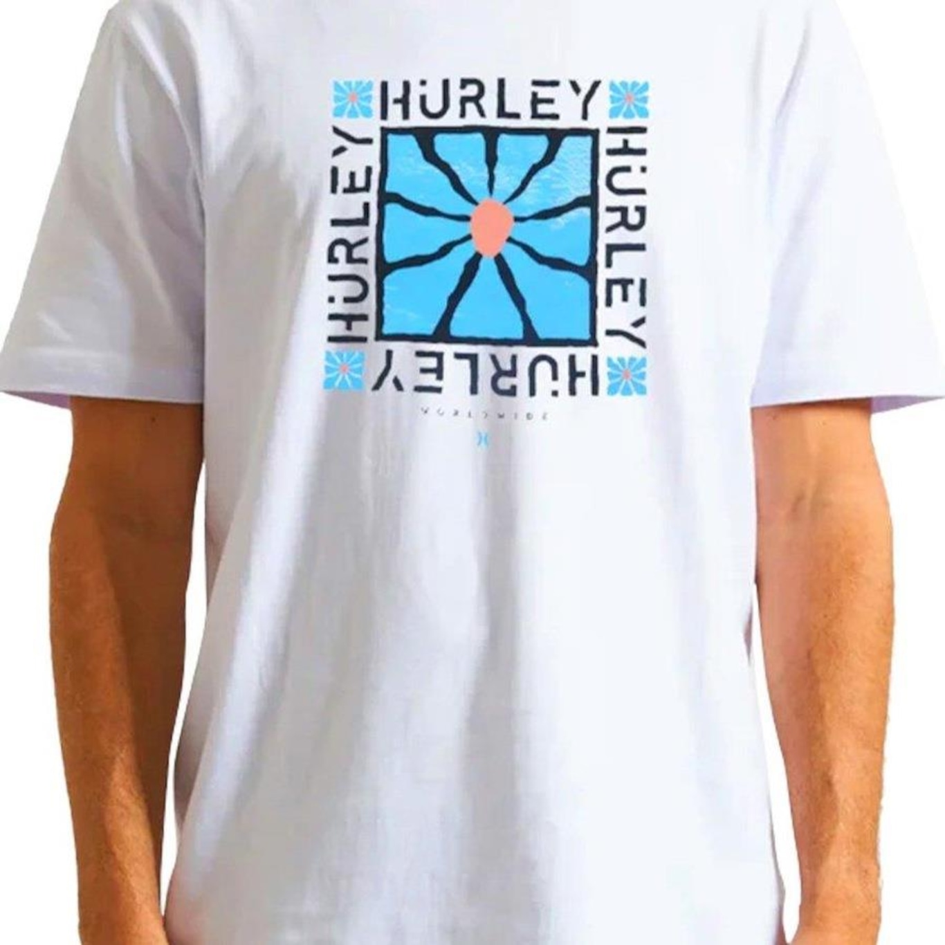 Camiseta Hurley Flower - Masculina - Foto 3