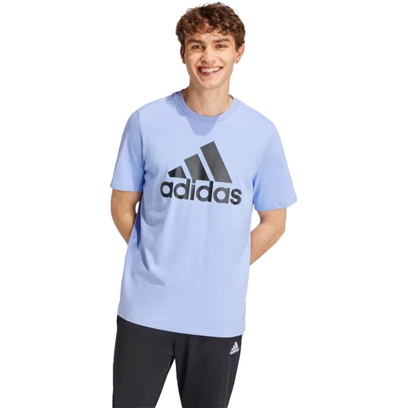 Camiseta adidas Big Logo - Masculina - Foto 1