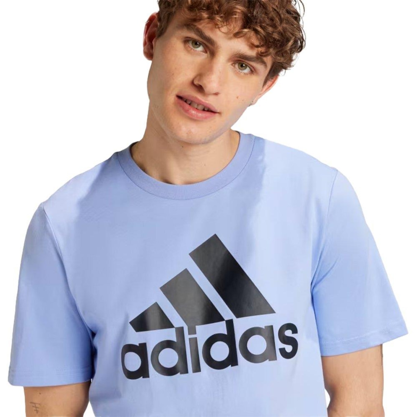 Camiseta adidas Big Logo - Masculina - Foto 3