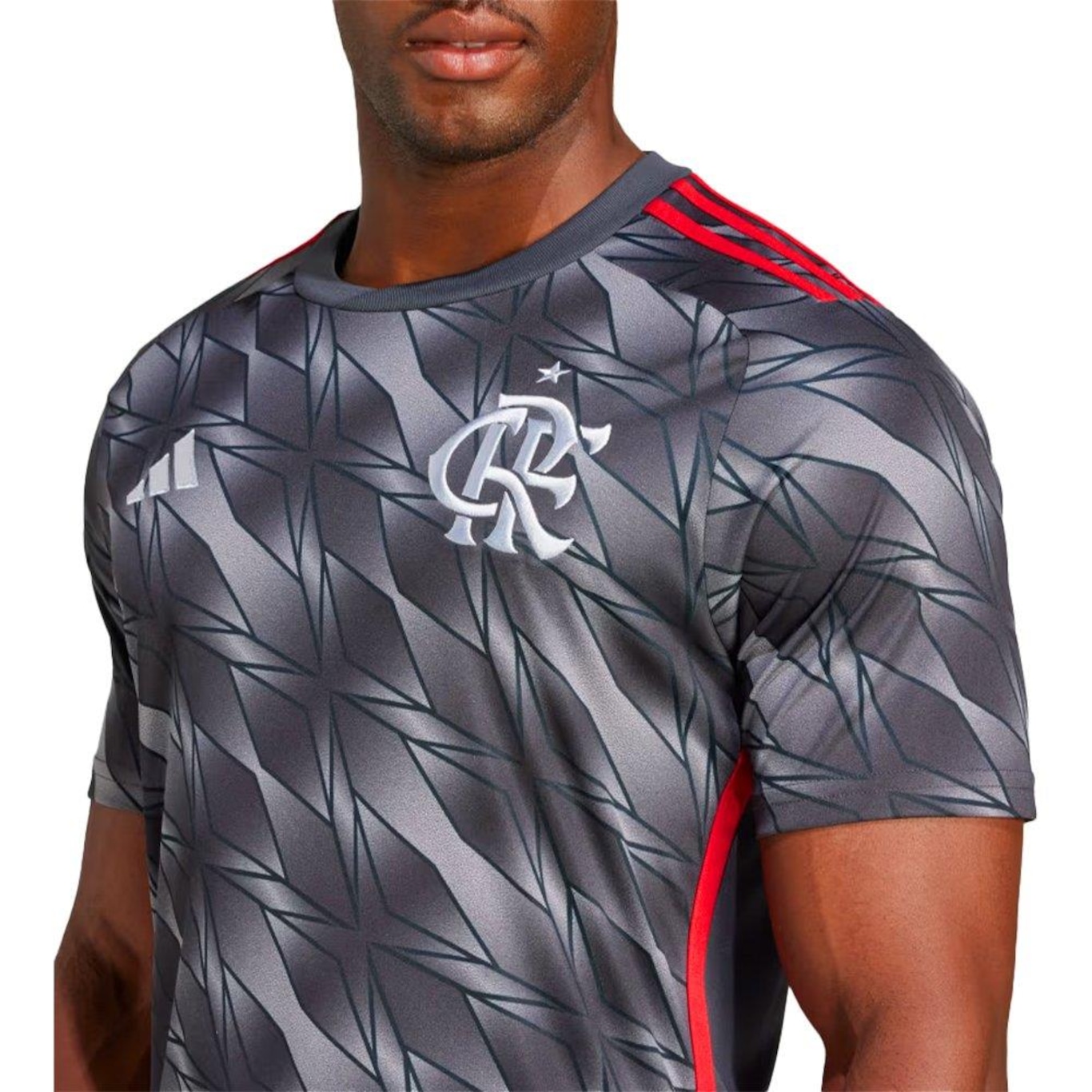 Camisa do Flamengo 3 adidas - Masculina - Foto 3