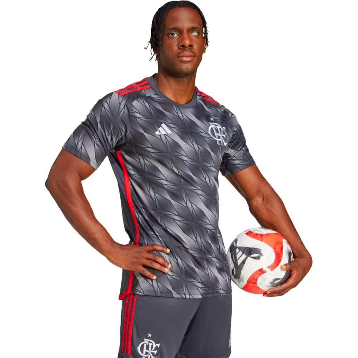 Camisa do Flamengo 3 adidas - Masculina - Foto 4