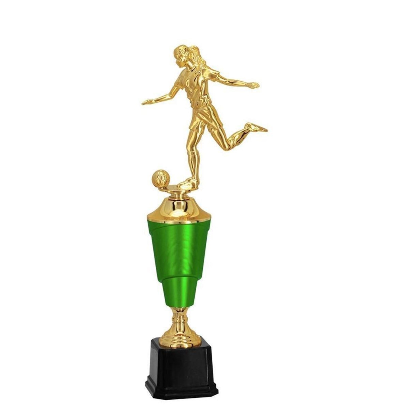 Troféu Vitória Vencedor 502252 Futebol Feminino 42 Cm - Foto 1