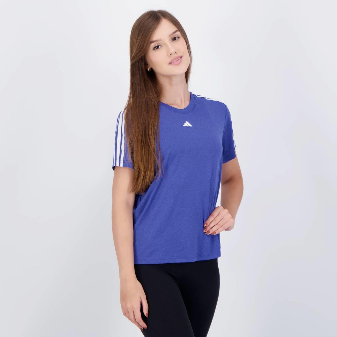 Camiseta adidas Essentials 3 Listras -Feminina - Foto 2