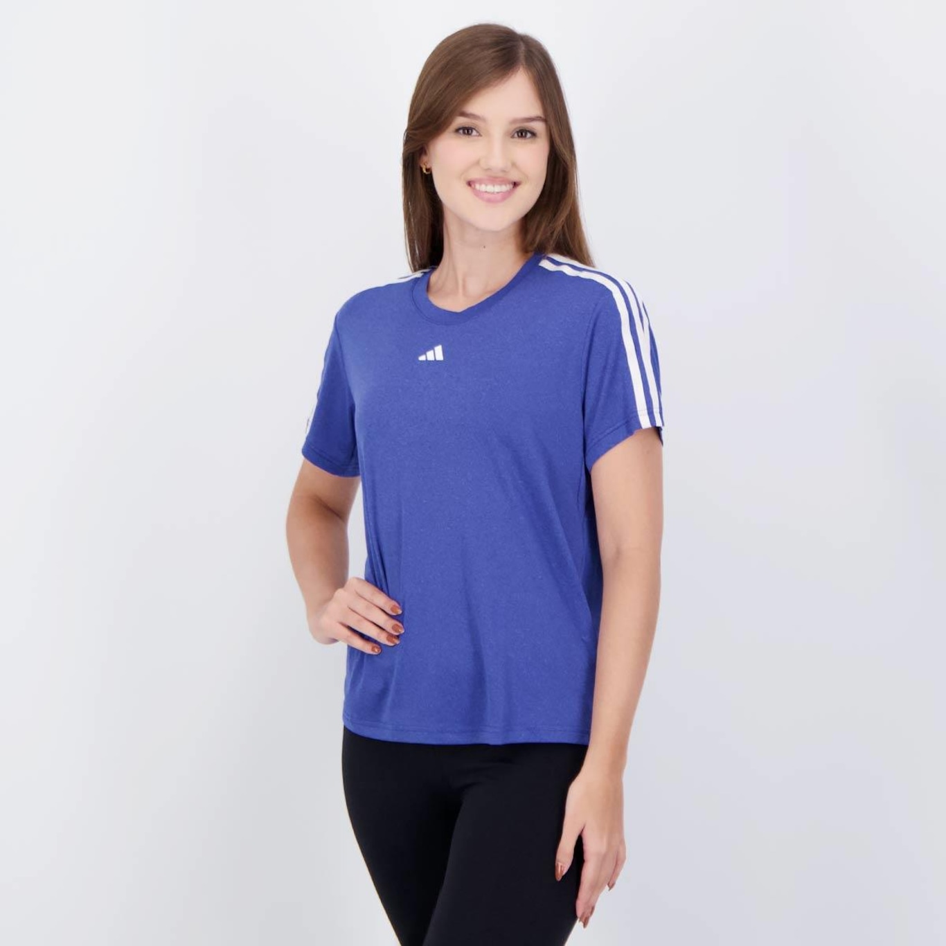 Camiseta adidas Essentials 3 Listras -Feminina - Foto 3