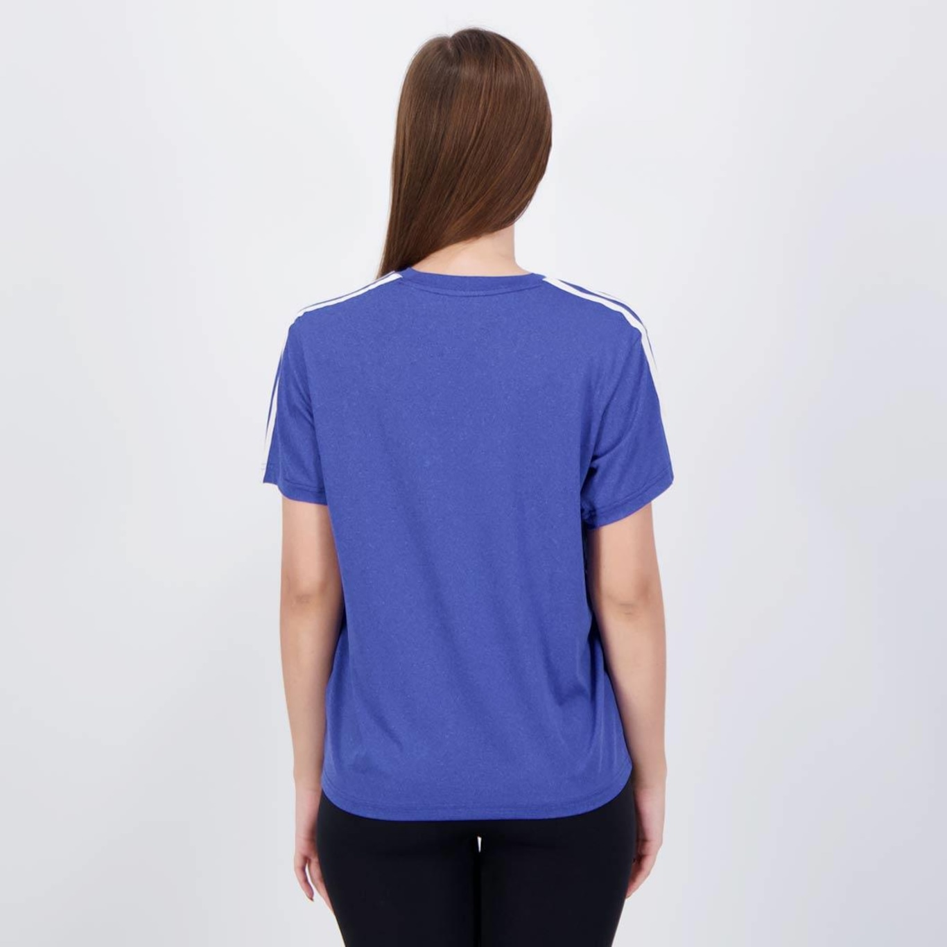 Camiseta adidas Essentials 3 Listras -Feminina - Foto 4