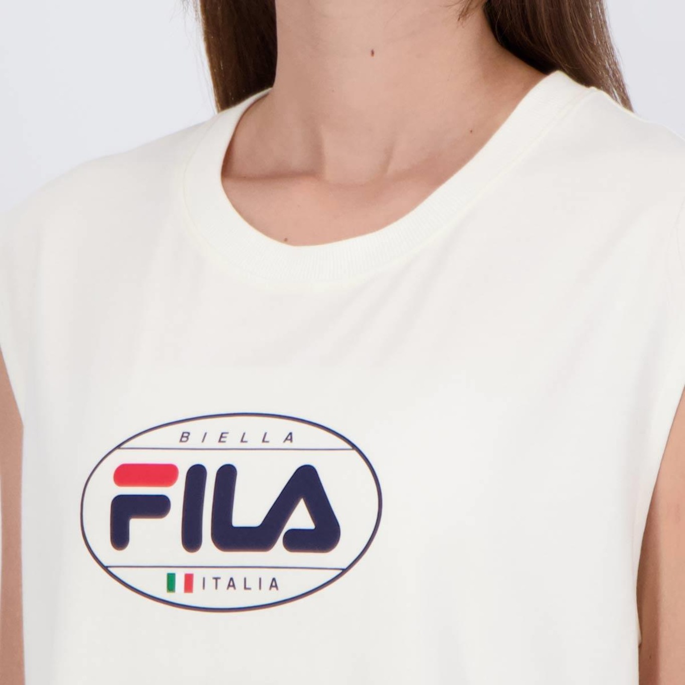 Camiseta Regata Fila Biella Italia - Feminina - Foto 5