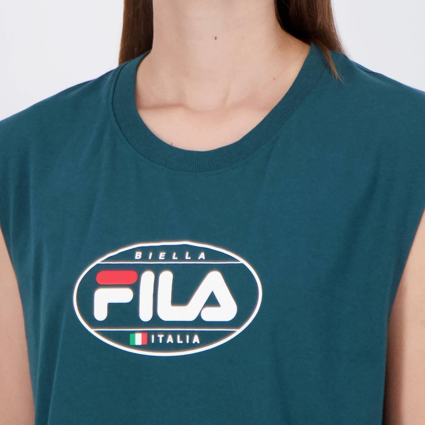 Camiseta Regata Fila Biella Italia - Feminina - Foto 5