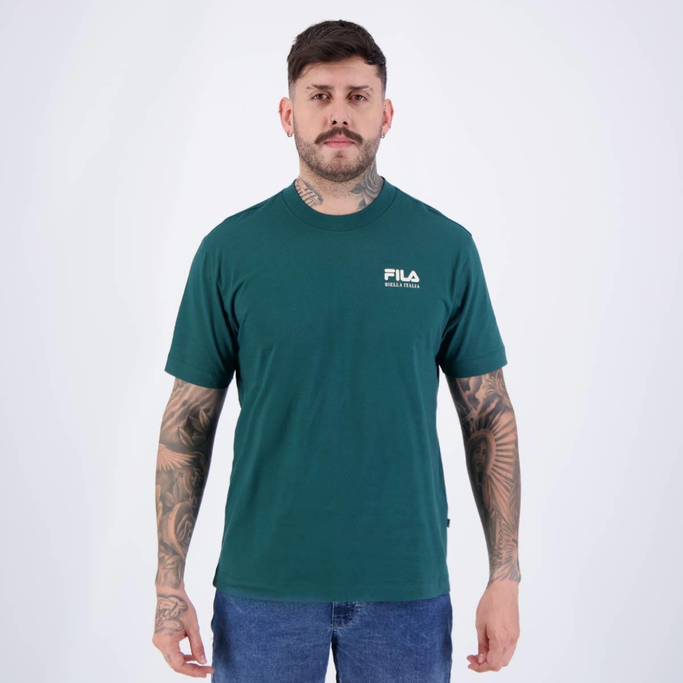 Camiseta Fila Comfort Biella 1911 - Masculina - Foto 1