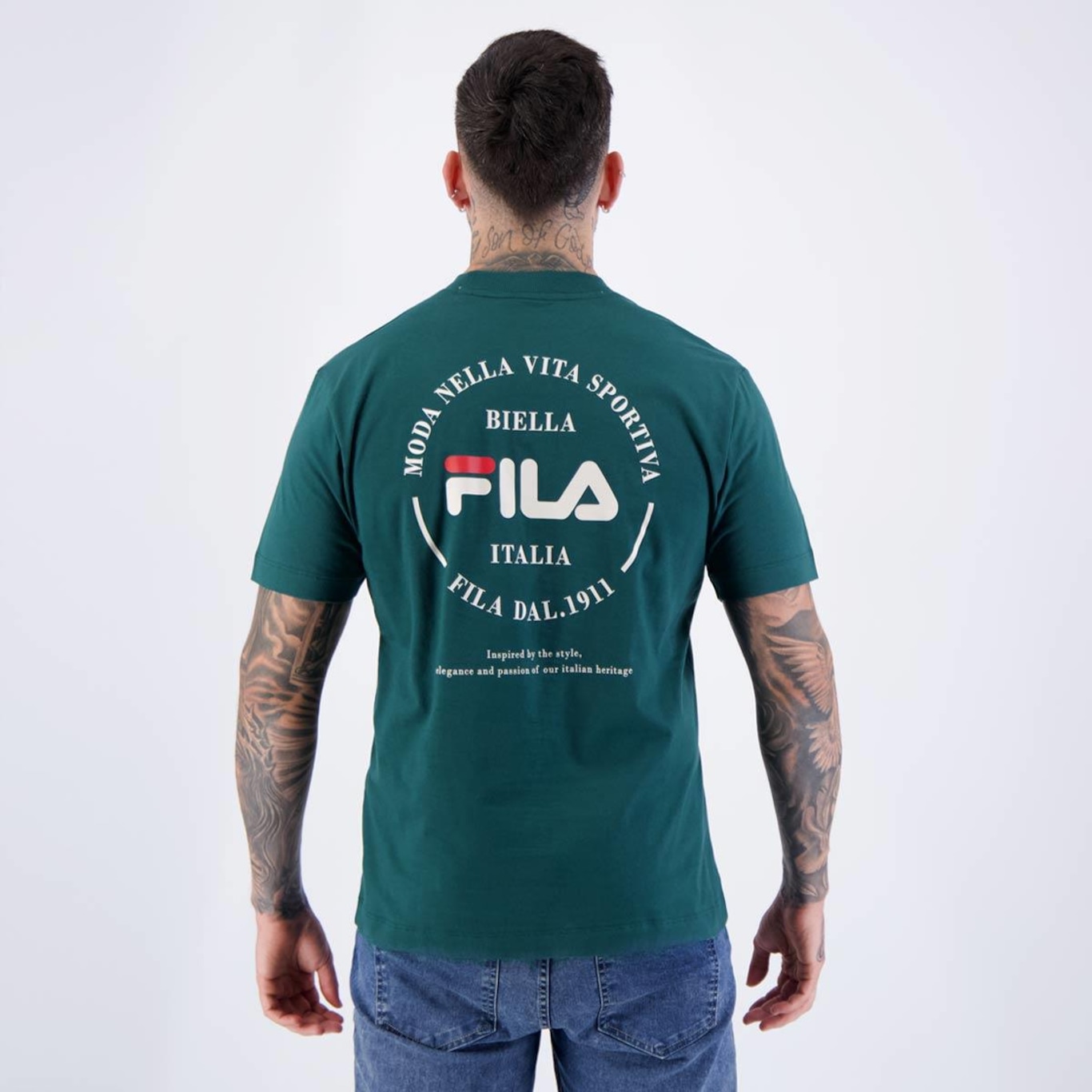 Camiseta Fila Comfort Biella 1911 - Masculina - Foto 4