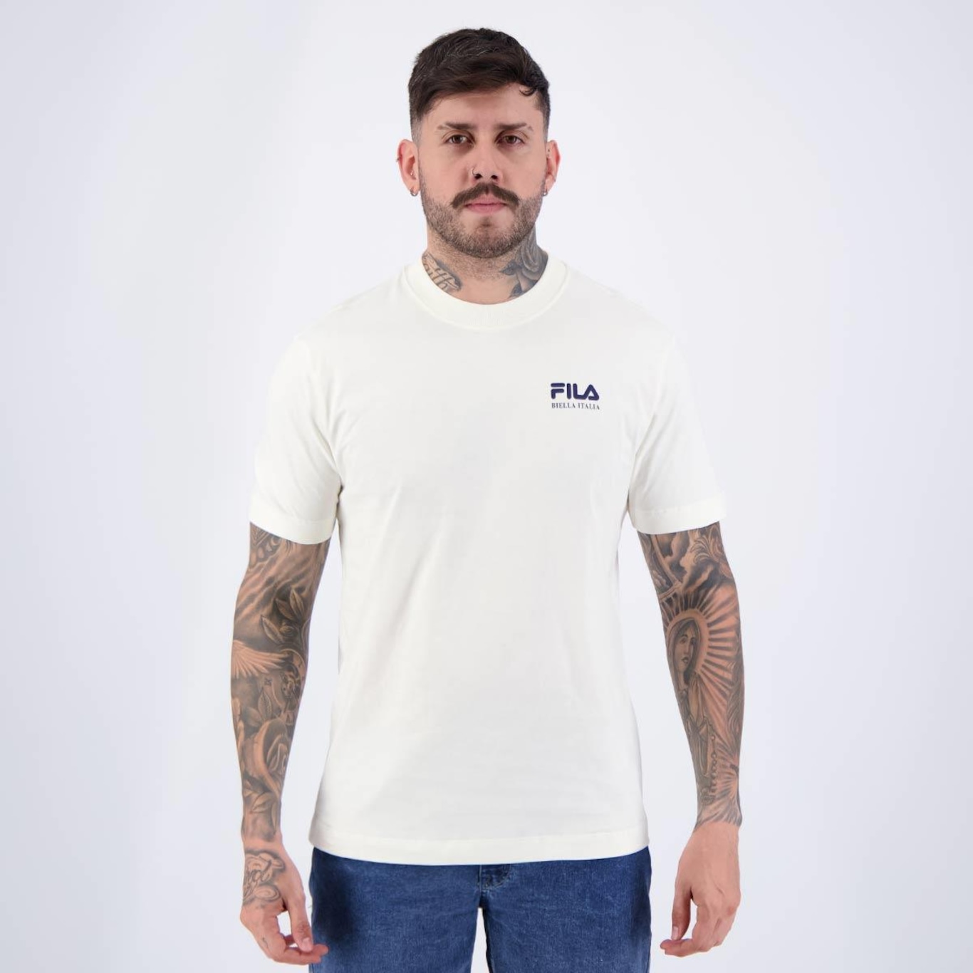 Camiseta Fila Comfort Biella 1911 - Masculina - Foto 1