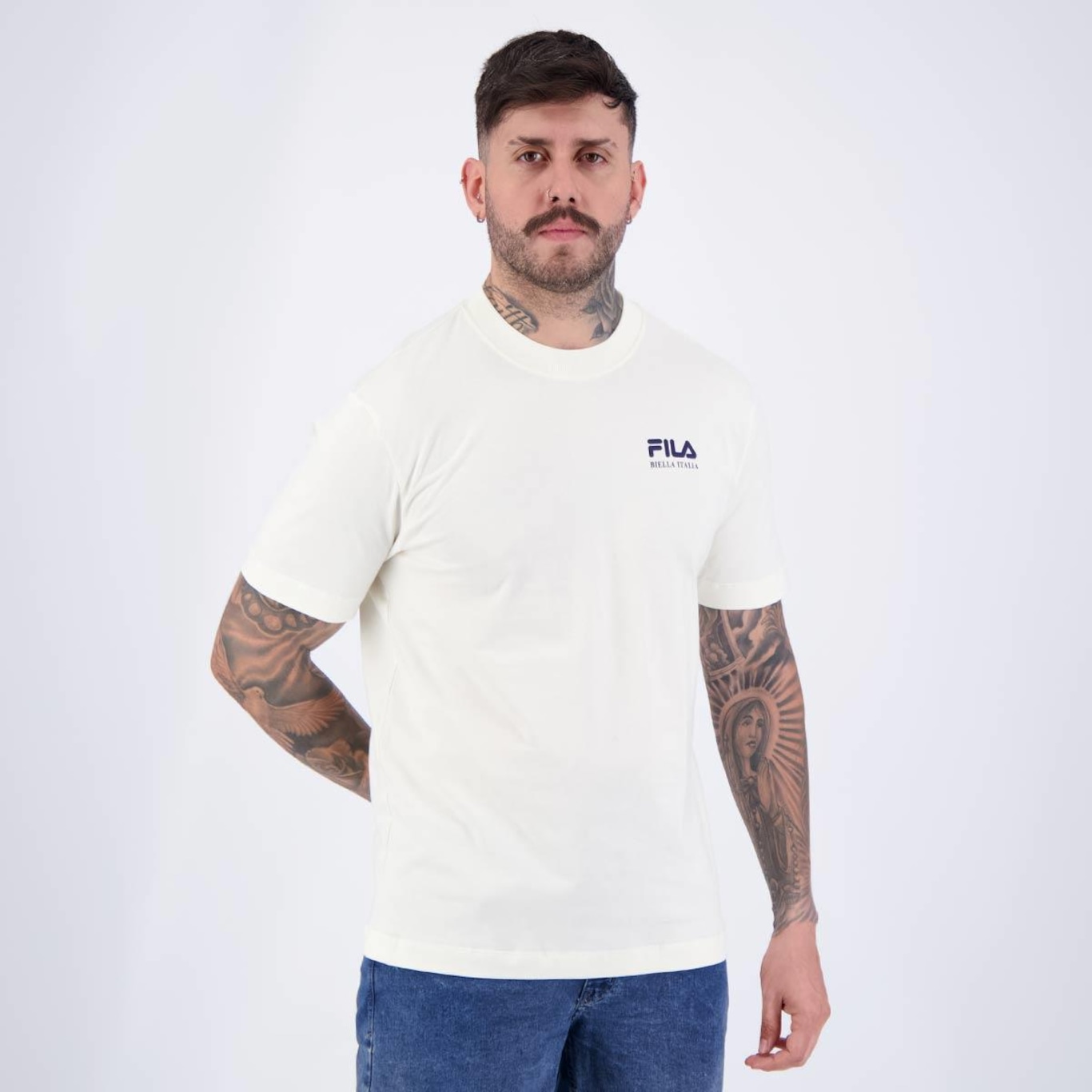 Camiseta Fila Comfort Biella 1911 - Masculina - Foto 2