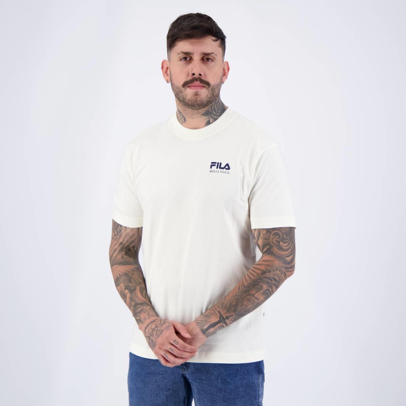 Camiseta Fila Comfort Biella 1911 - Masculina - Foto 3