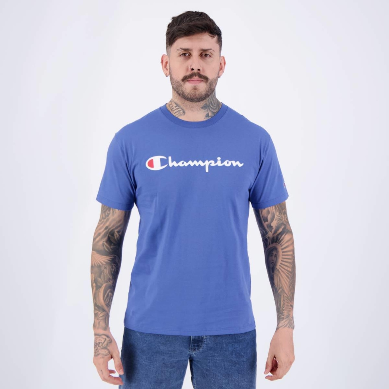 Camiseta Champion Script - Masculina - Foto 1