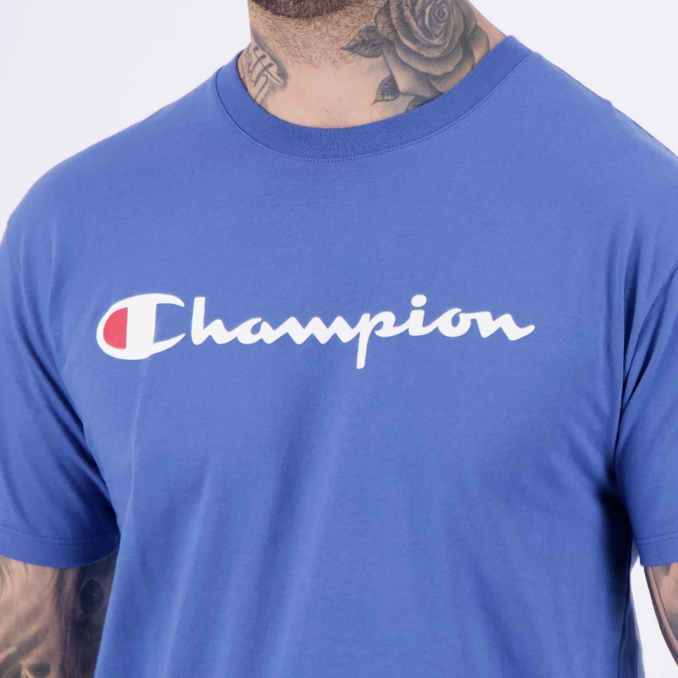 Camiseta Champion Script - Masculina - Foto 5