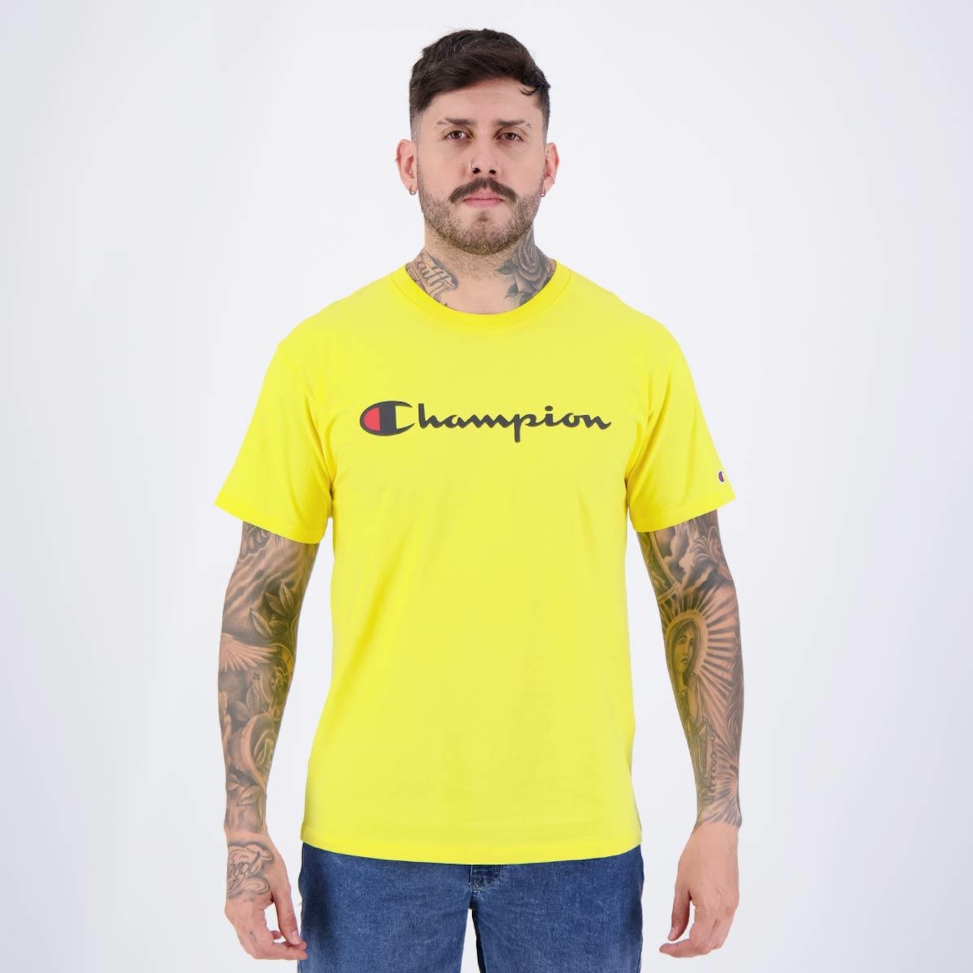 Camiseta Champion Script - Masculina - Foto 1