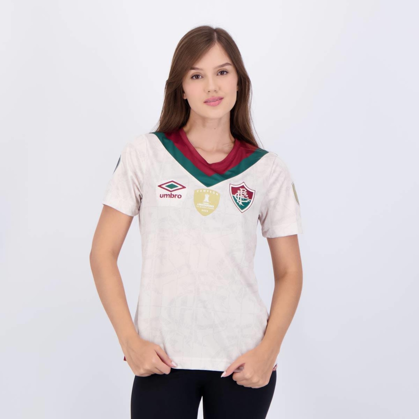 Camisa do Fluminense Iii 2024 Umbro Patch Libertadores - Feminina - Foto 1