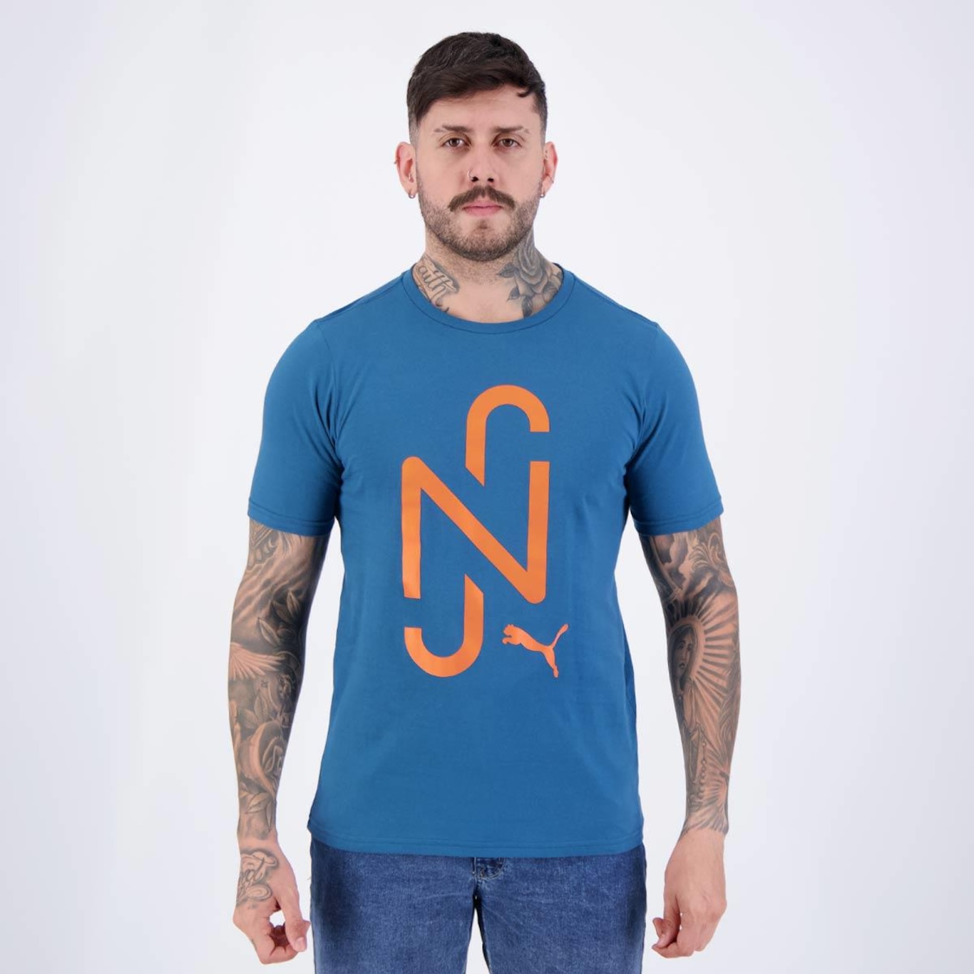 Camiseta Puma Neymar Jr Njr Casuals - Masculina - Foto 1