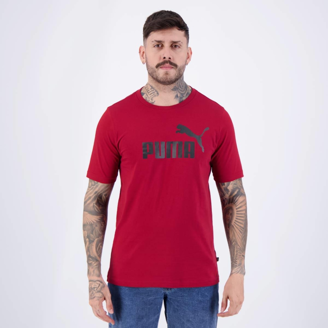 Camiseta Puma Ess Logo - Masculina - Foto 1