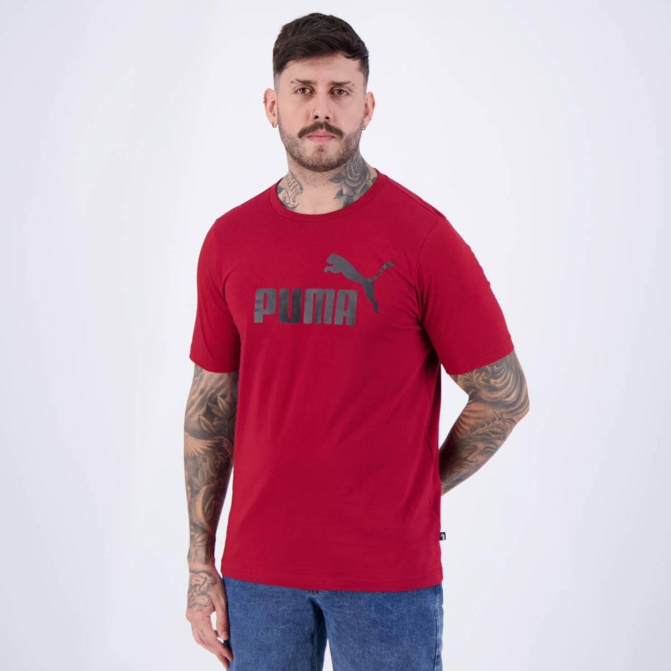 Camiseta Puma Ess Logo - Masculina - Foto 3