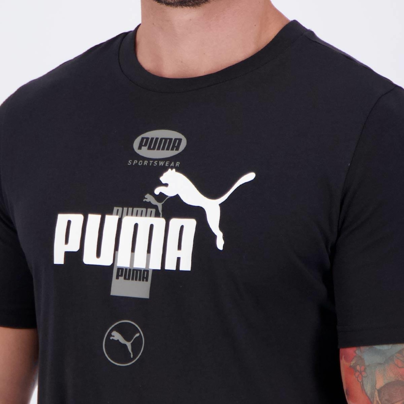 Camiseta Puma Graphic - Masculina - Foto 5