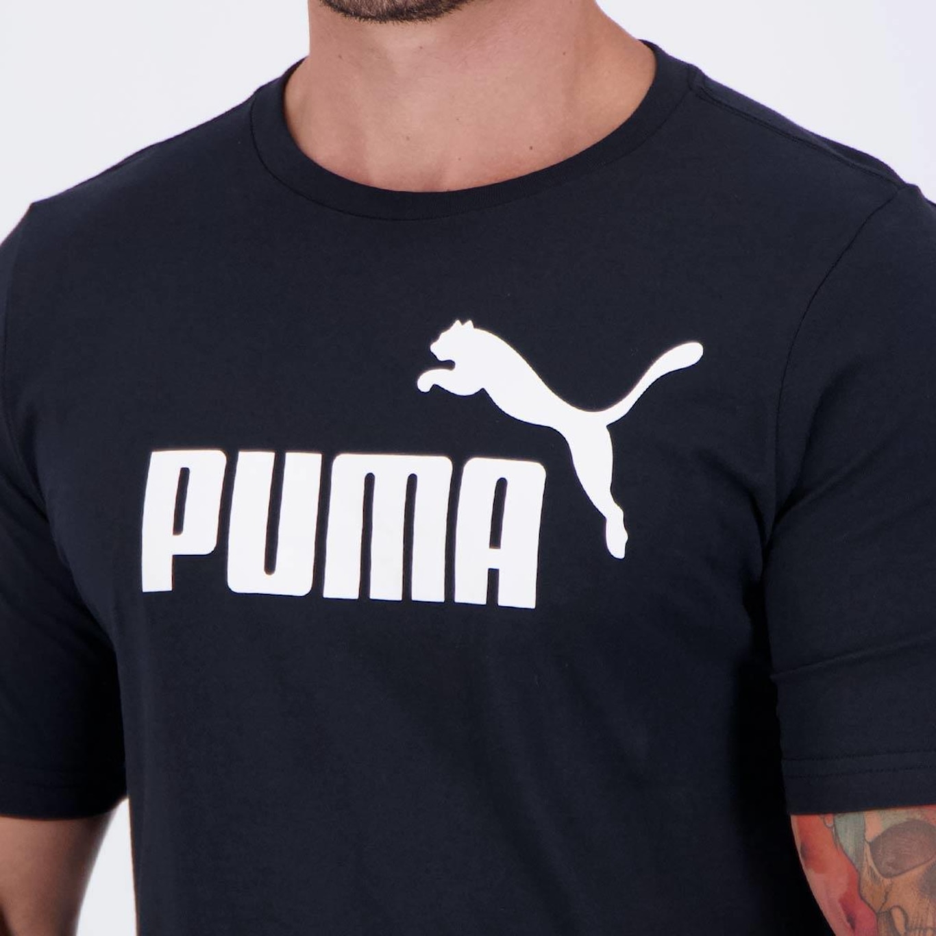 Camiseta Puma Ess Logo - Masculina - Foto 5