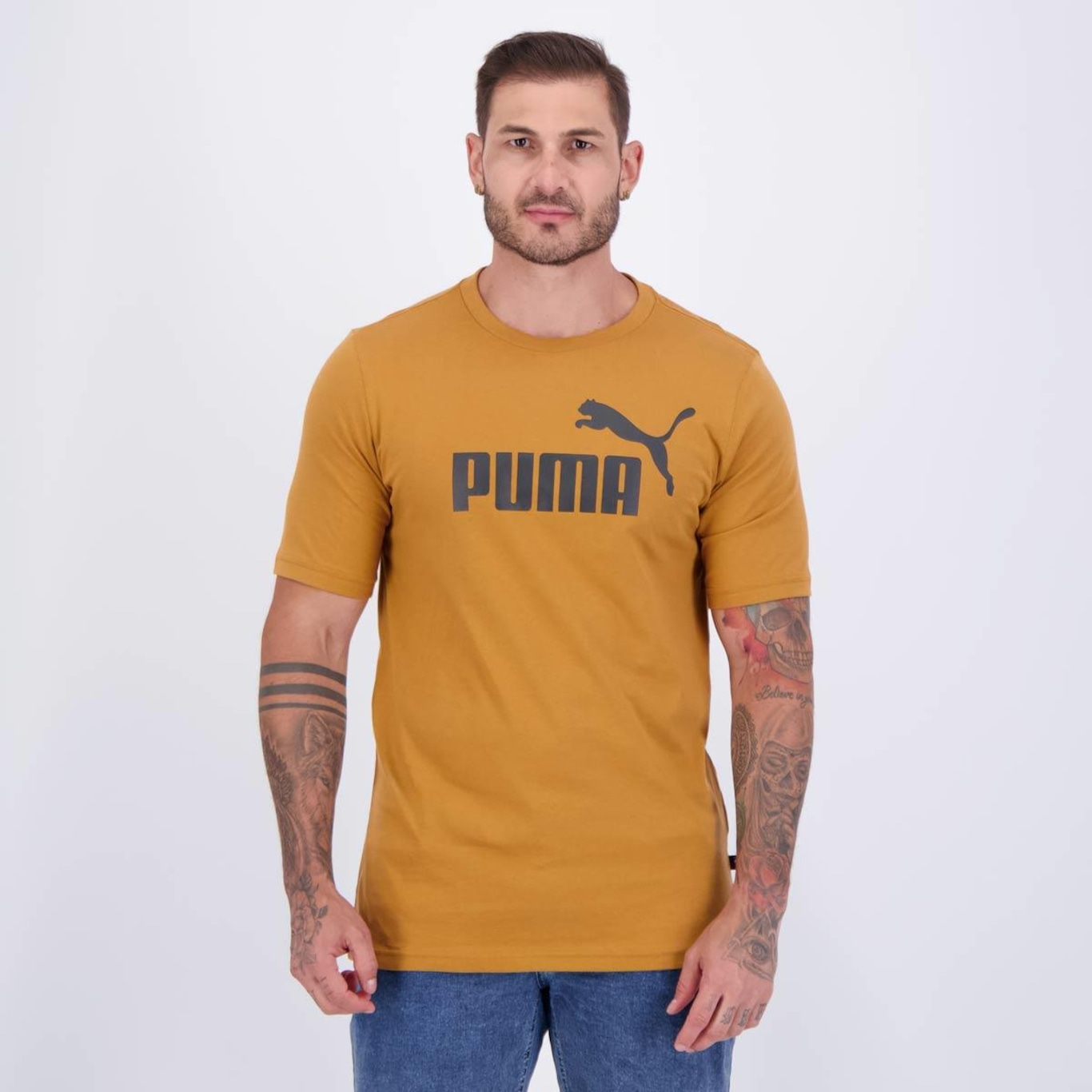 Camiseta Puma Ess Logo - Masculina - Foto 1