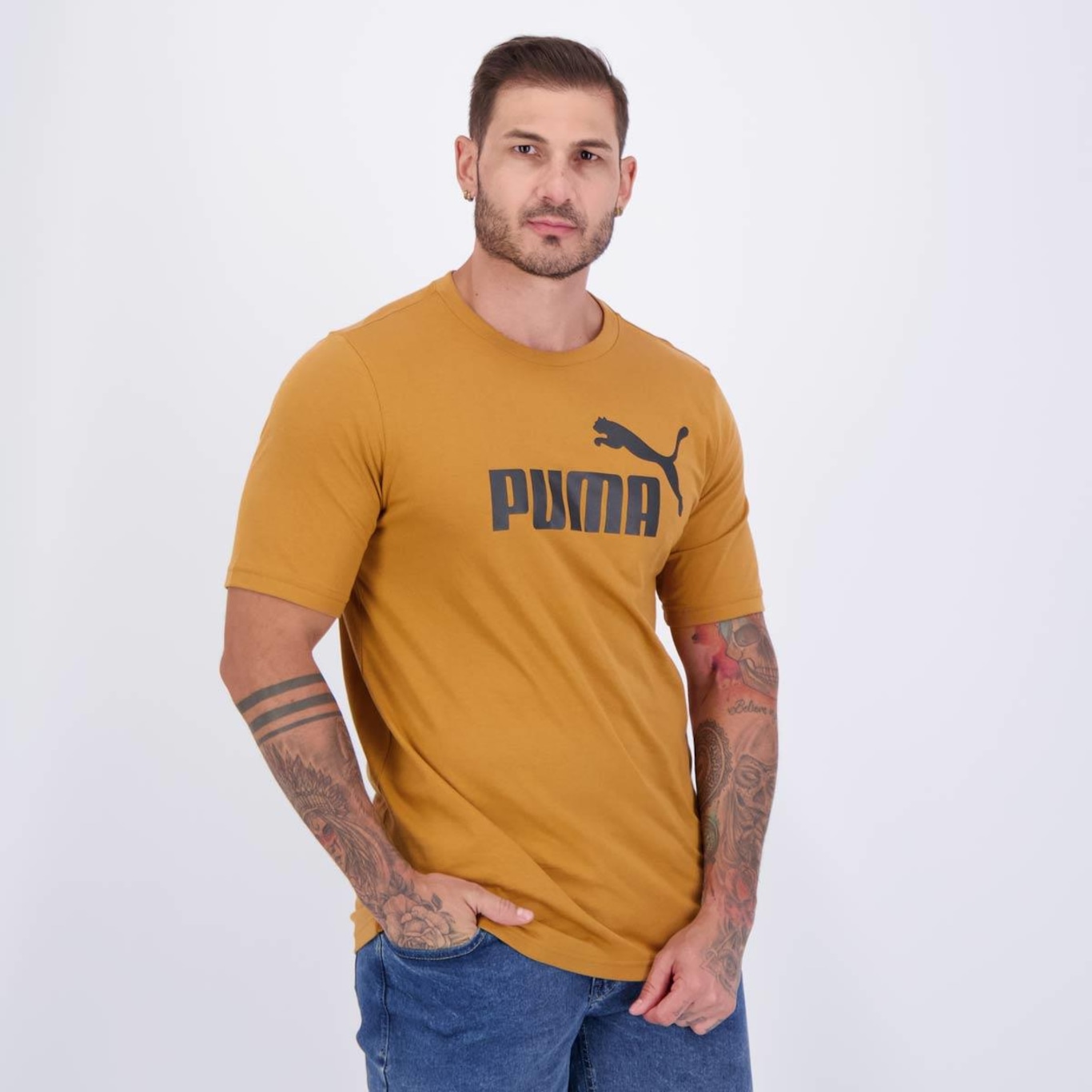 Camiseta Puma Ess Logo - Masculina - Foto 2