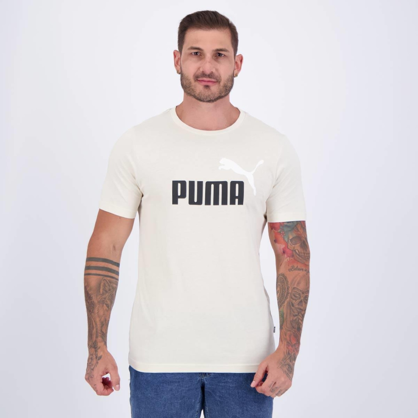 Camiseta Puma Ess + 2 Col - Masculina - Foto 1